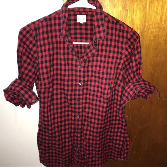 Jcrew Buffalo plaid flannel - Picture 1 of 8